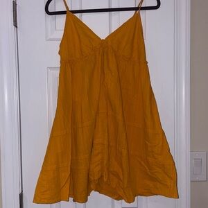 Wild Fable Bright Orange Mini Spaghetti Strap Dress